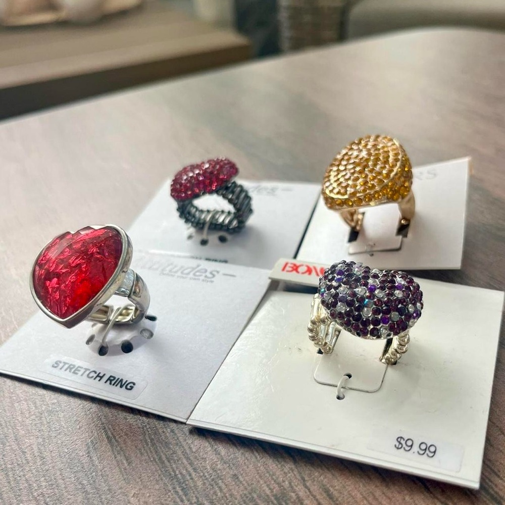 Colorful Stretch Rings Bundle - Picture 2 of 8